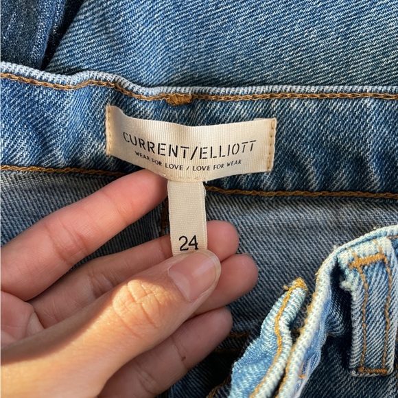 Current Elliott Boyfriend Distressed Jeans Blue 24 MSRP $228 EUC - Picture 7 of 7
